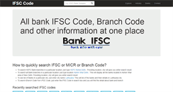 Desktop Screenshot of ifsccodechk.com