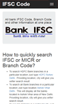 Mobile Screenshot of ifsccodechk.com